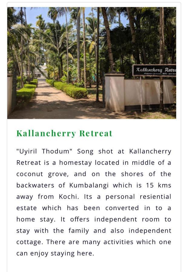 Kallanchery Retreat Kochi Exterior photo